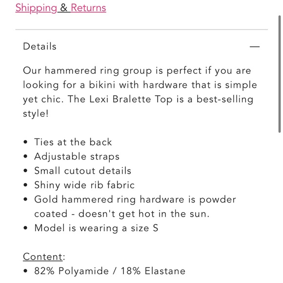 Aqua Lexi Bralette - Picture 2 of 8